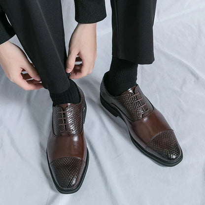 Authentic Luxury Leather Brogue Shoes