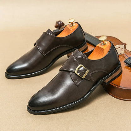 Genuine Brown Leather Shoes
