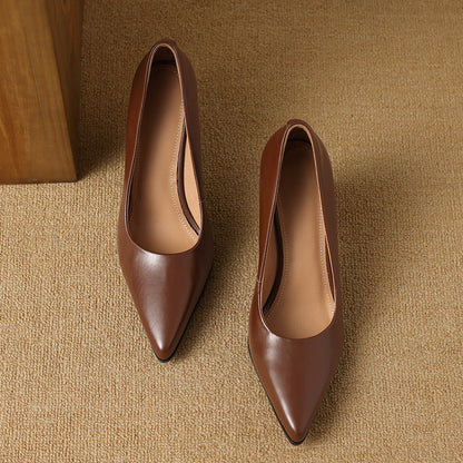 Venetia Women's Pointed Toe Block Heel Pumps