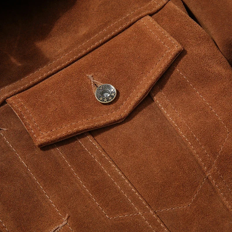 Soft Suede Leather Jacket