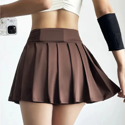 Flirty Gathered Mini Skort