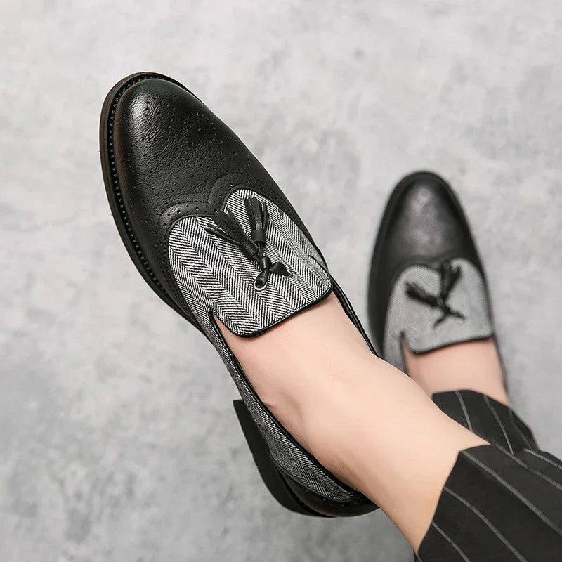 Men's Leather Tassel Loafers