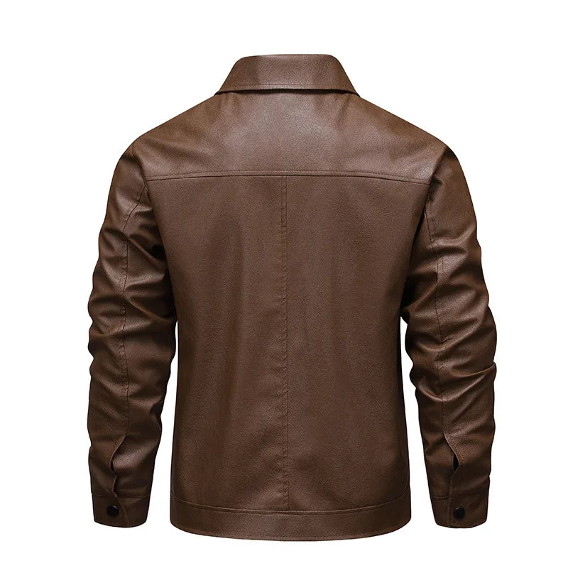 Brown Genuine Leather Jacket
