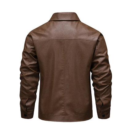 Brown Genuine Leather Jacket