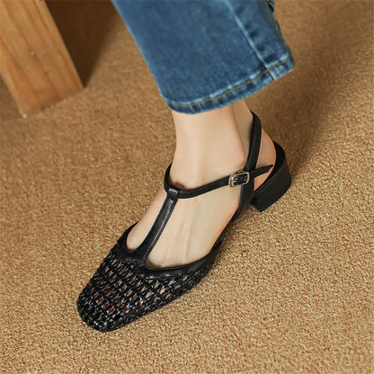Twisted Woven High Heels
