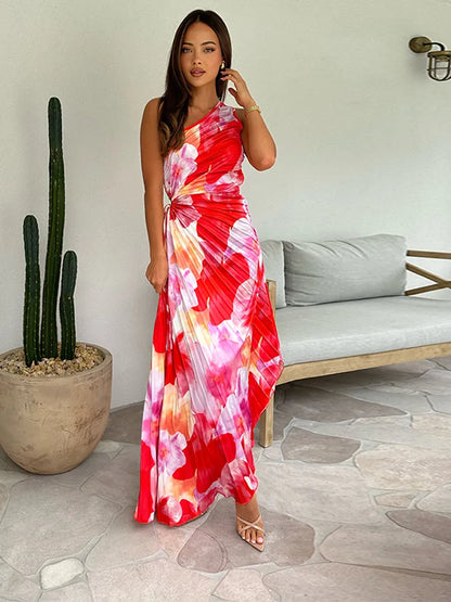 Floral Ruffle Sundress for Women