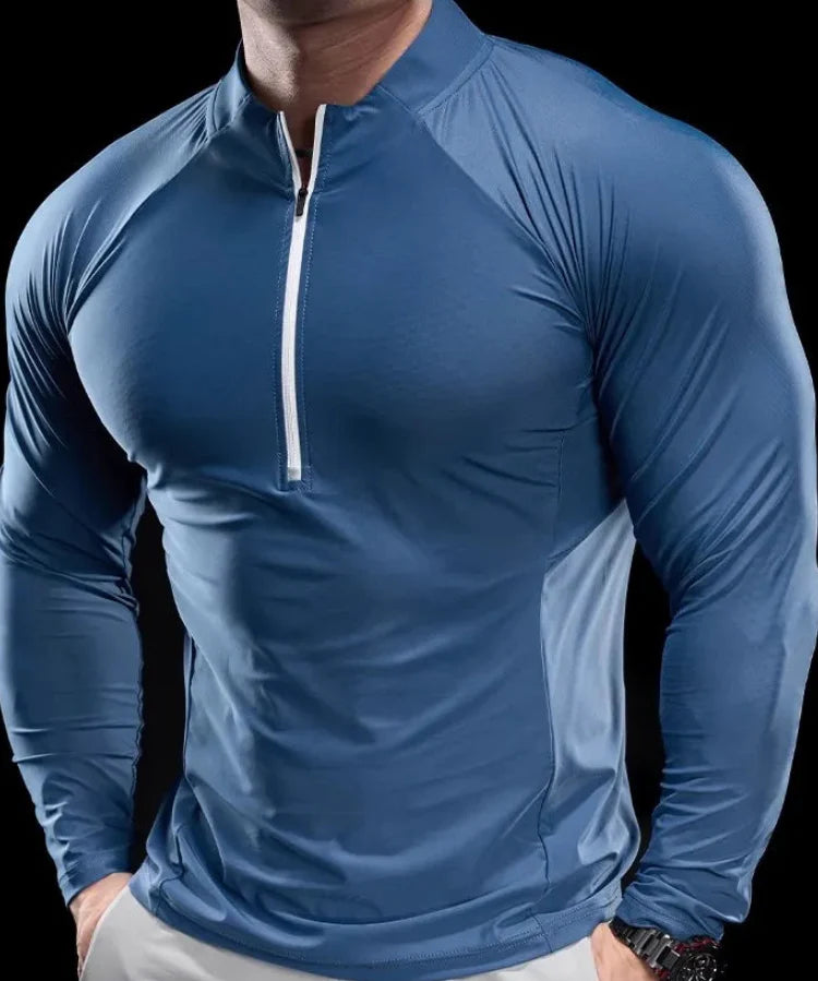 Men's Compression Half Zip Shirt
