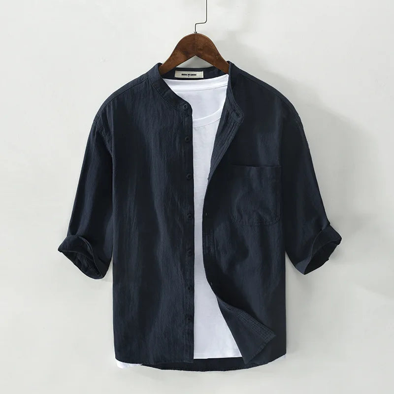 Men's Cotton Half Sleeve Shirt