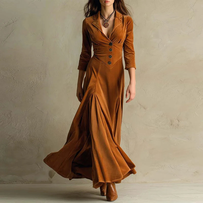 Classic Front Tie Maxi Dress
