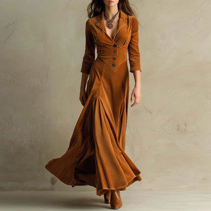 Classic Front Tie Maxi Dress