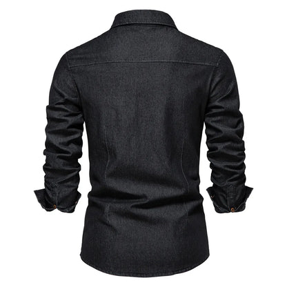 Mens Casual Short Sleeve Button Shirt
