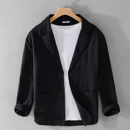 Women's Linen Blazer Italian Style Beige
