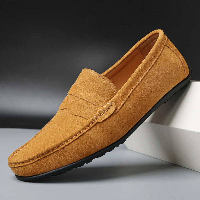 Luxury Soft Suede Slip On Shoes - VibreMode