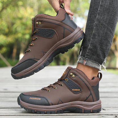 Waterproof Hiking Boots for Men Anti Slip Trail Shoes