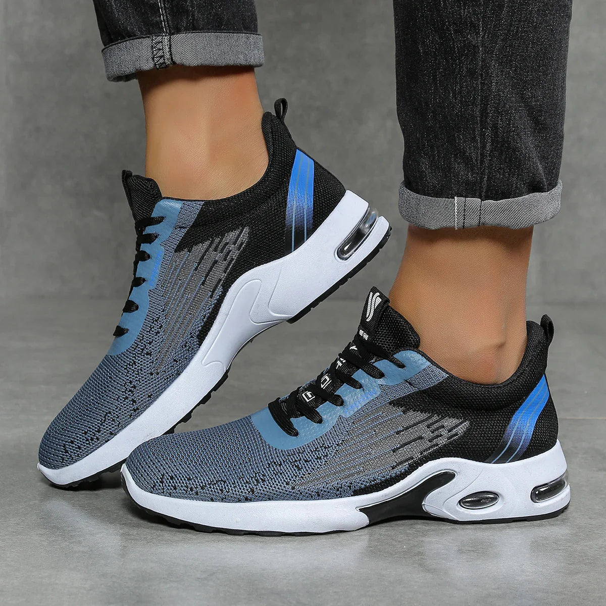 Comfortable Supportive Athletic Shoes Air Cushion Mesh Sneakers