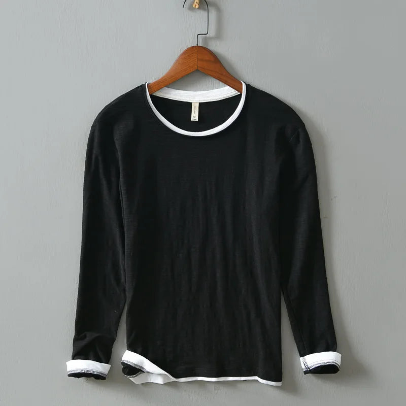 Beaumont Men's Cotton Henley Tee Shirt