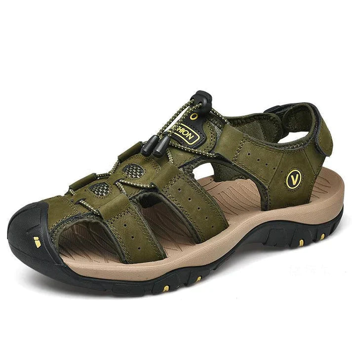Men's Closed Toe Sandals Adjustable Strap