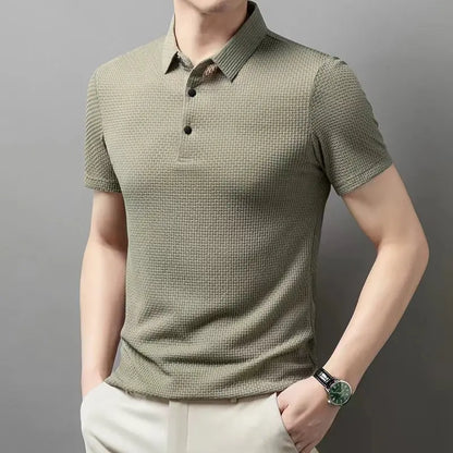 Stanley Men's Polo Shirt Waffle Knit