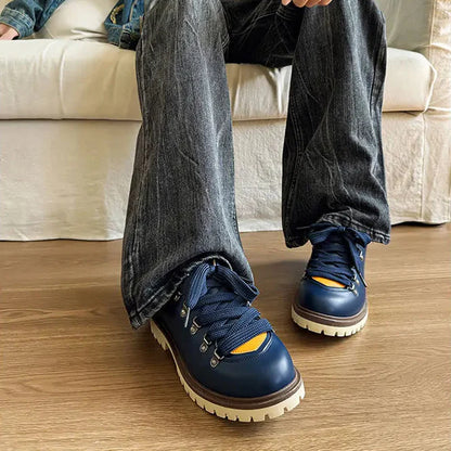 Men's Derby Leather Shoes