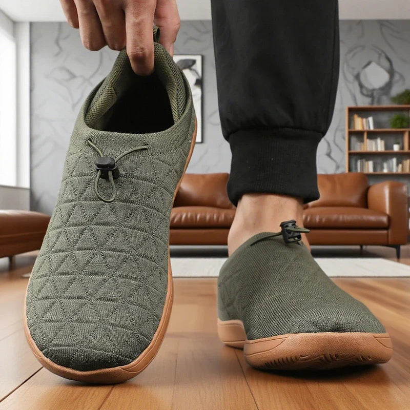 Men's Comfortable Zero Drop Running Shoes Lightweight Breathable Sneakers - VibreMode