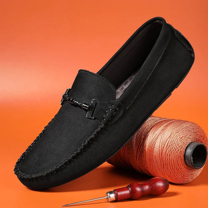 Luxurious Leather Slip On Shoes