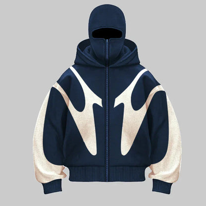 Warm Fleece Face Mask Hoodie - VibreMode