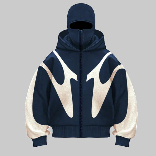 Warm Fleece Face Mask Hoodie - VibreMode