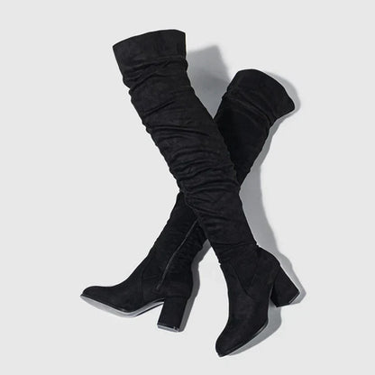Trendy Women's High Knee High Boots