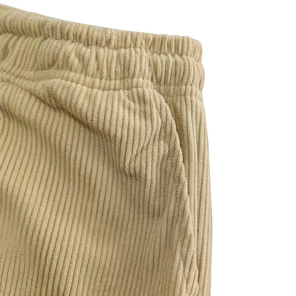 Men's Wide Leg Lounge Pants Ribbed Texture