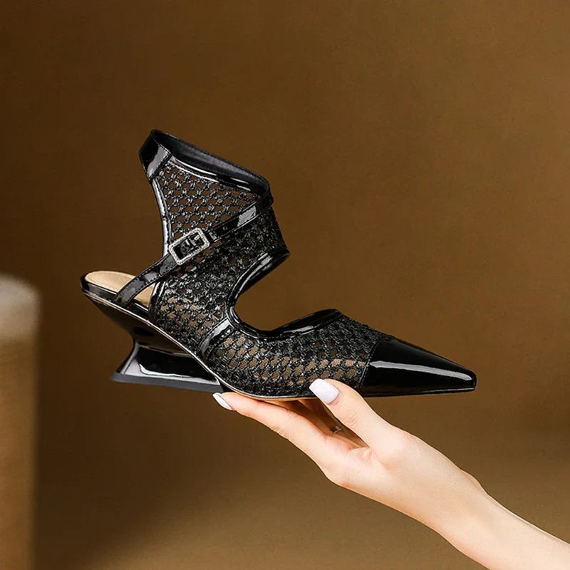 Luxurious Soft Leather Mule Shoes