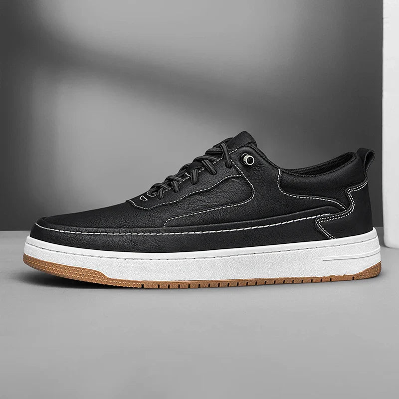 Authentic Premium Leather Trainer Shoes - VibreMode