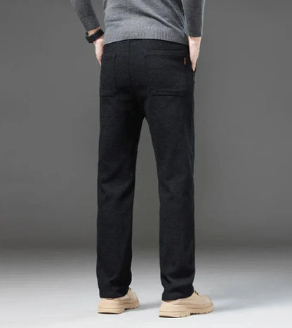 Rugged Textured Corduroy Trousers