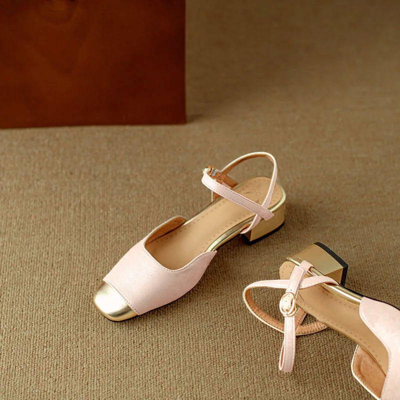 Elegant Low Heel Sandals