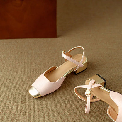 Elegant Low Heel Sandals