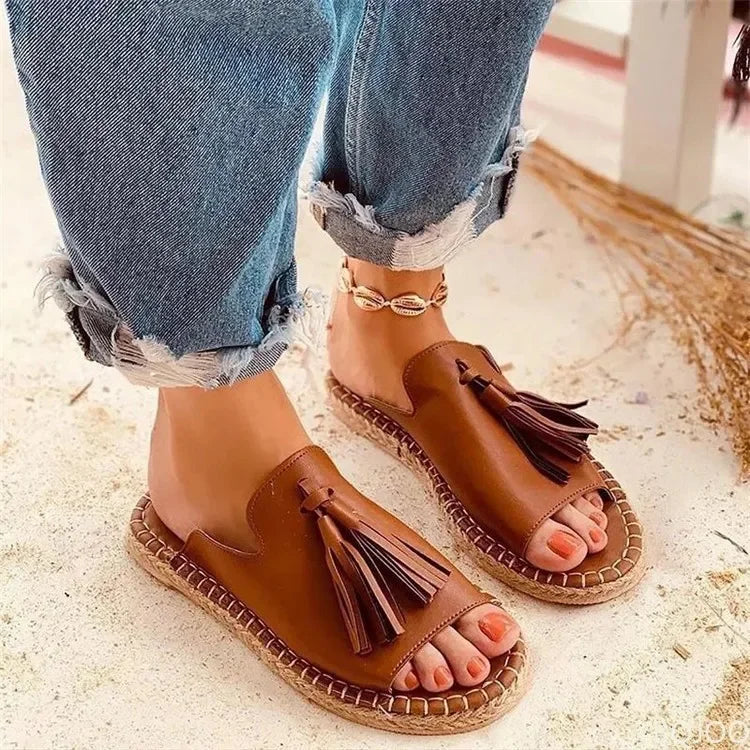 Women's Woven Slides Cushioned