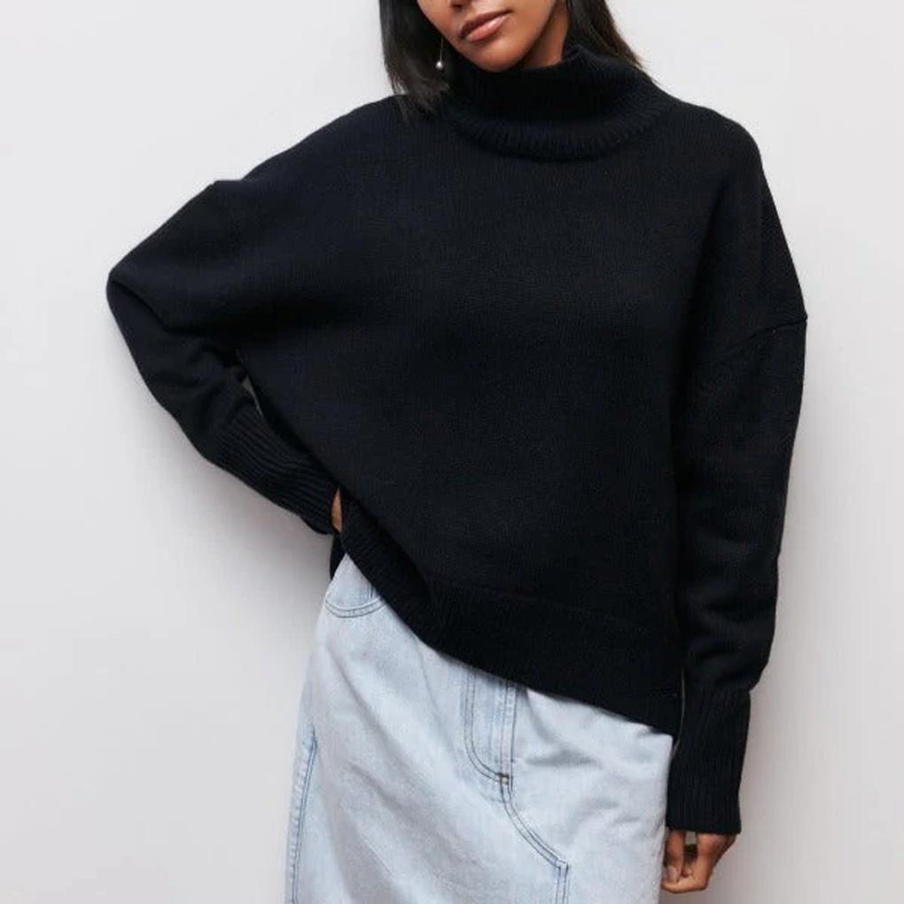 Women's Roll Neck Sweater Winter