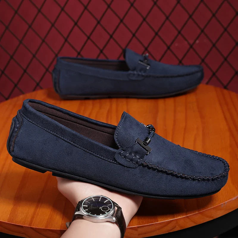 Luxurious Leather Slip On Shoes