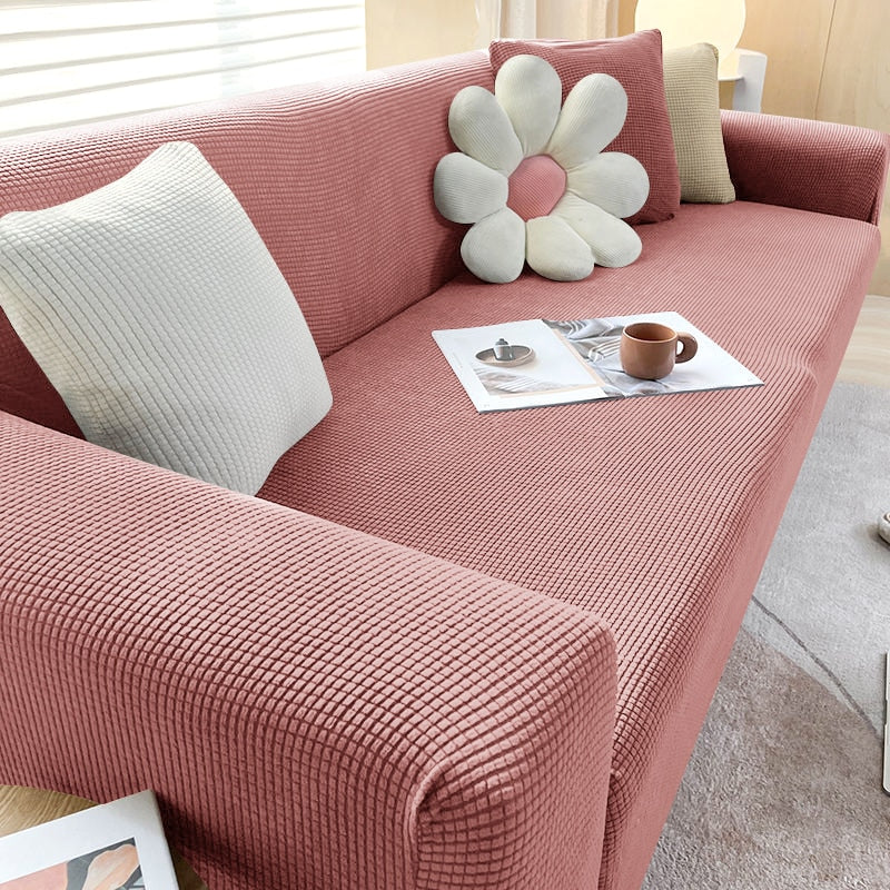 Stretch Sofa Slipcover Non-Slip Fabric Protector
