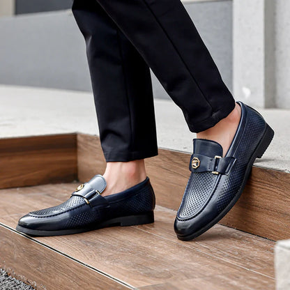 Italian Leather Men's Loafers