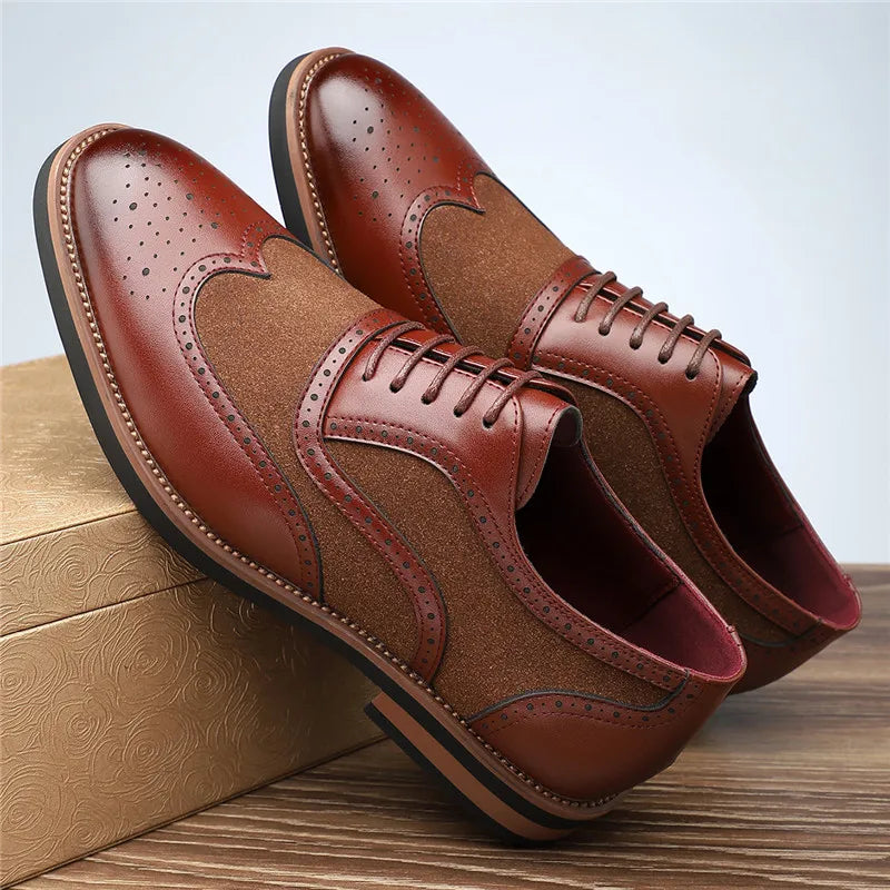Authentic Leather Oxford Shoes