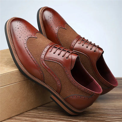 Authentic Leather Oxford Shoes