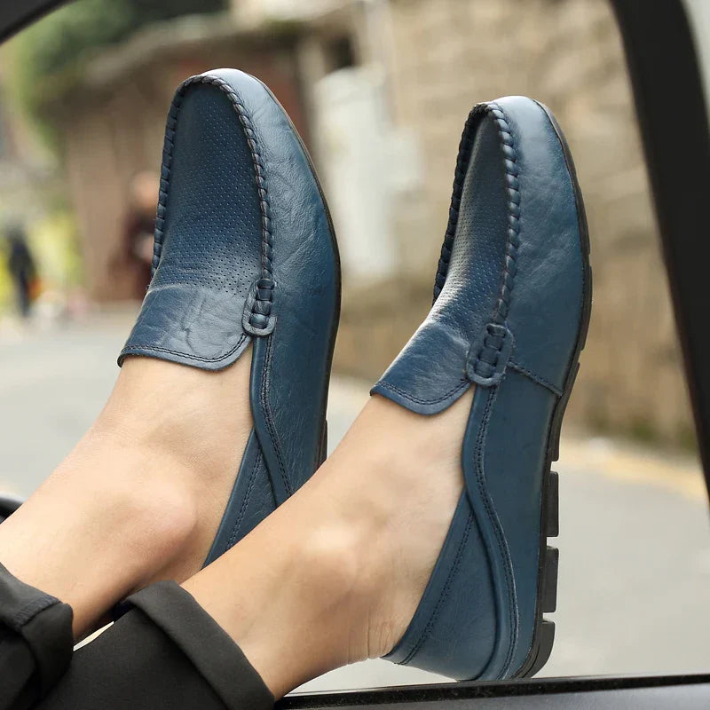 Comfortable Mens Leather Slip On Shoes