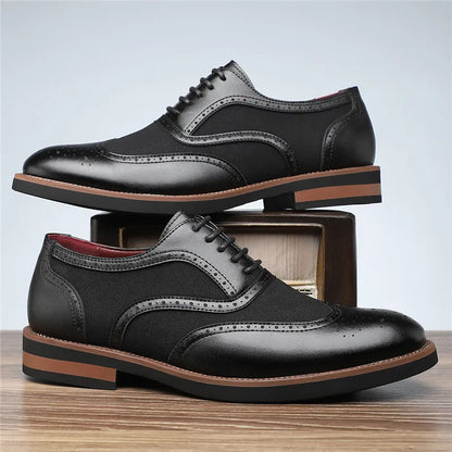 Authentic Leather Oxford Shoes