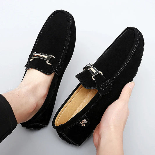 Luxury Soft Suede Slip On Loafers - VibreMode