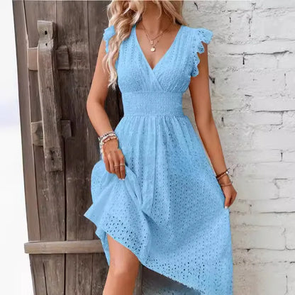Women's Floral V-Neck Sundress
