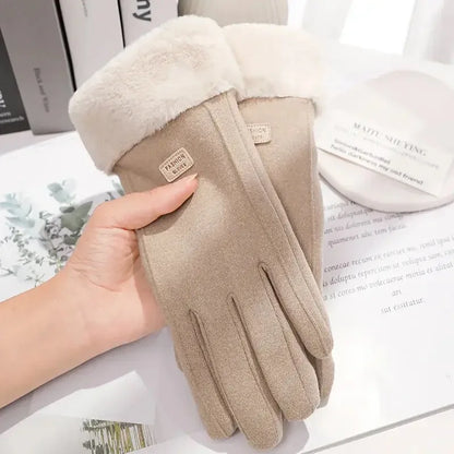 Lunavia Women's Faux Suede Gloves