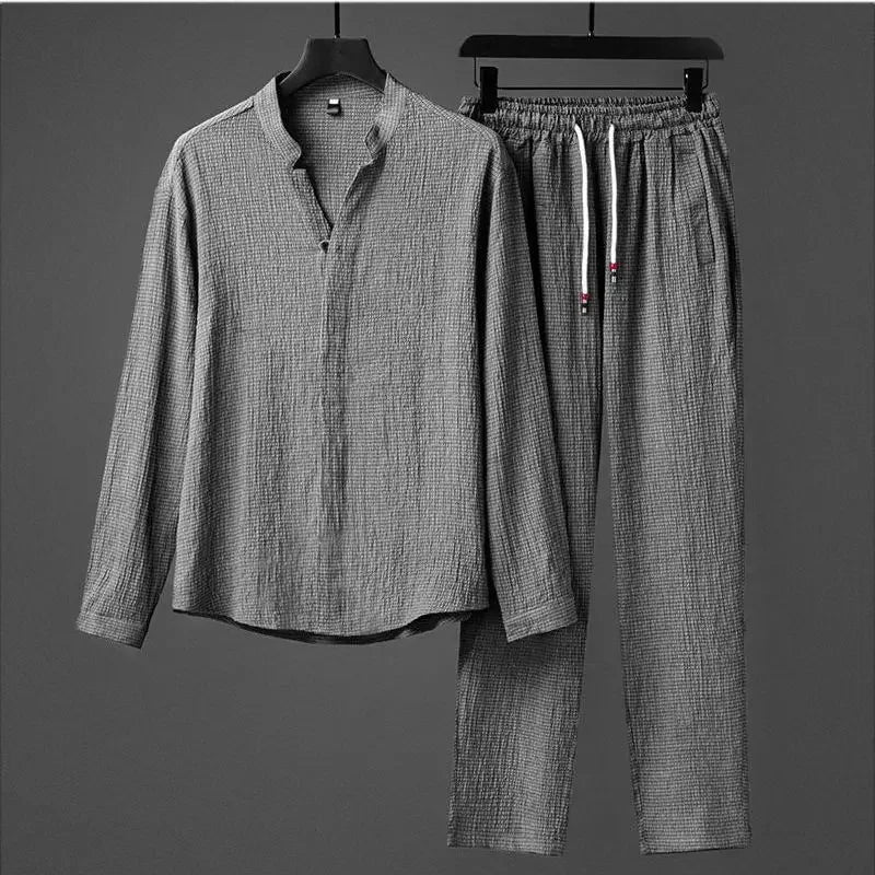 Vivnan Women's Linen Two Piece Suit