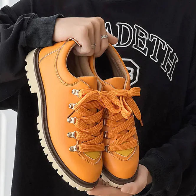 Men's Derby Leather Shoes