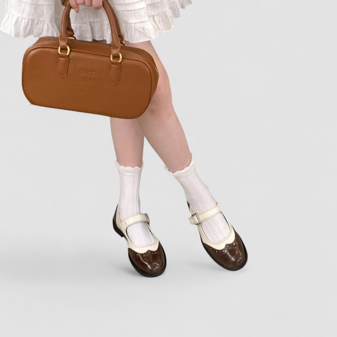 Women's Mary Jane Shoes Closed Toe Buckle