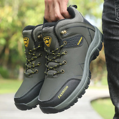 Waterproof Hiking Boots for Men Anti Slip Trail Shoes